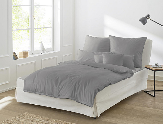 IRISETTE luxury cotton satin Paris graphite