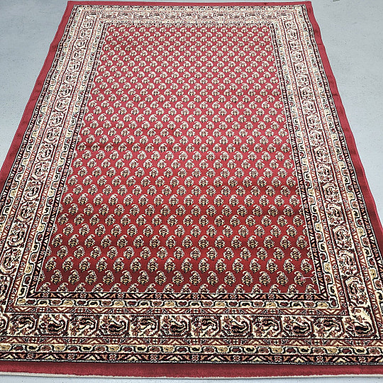 Piece carpet SOLID 03 burgundy CONES