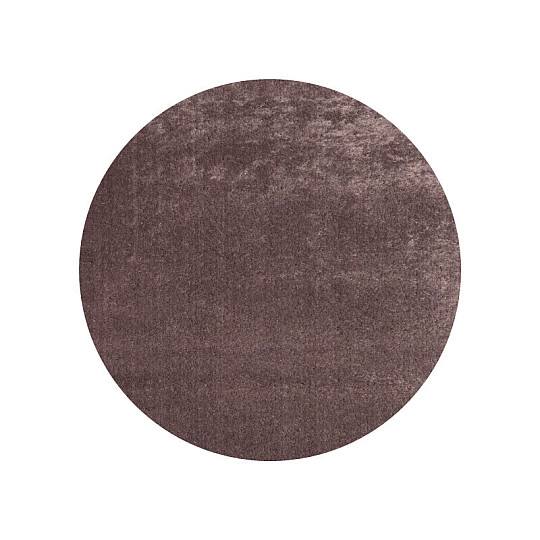 Round rug SHAGGY DOLCE VITA brown