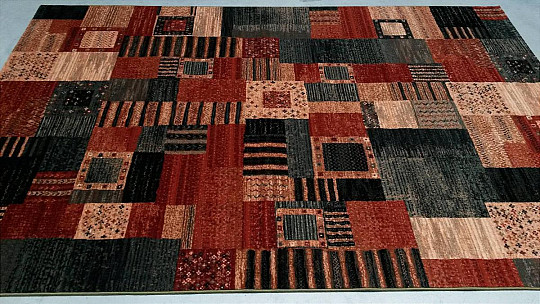 Luxury wool rugs KASHQAI MULTI