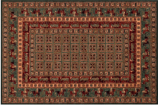 Luxurious woolen carpet ROYAL Pazyryk 401