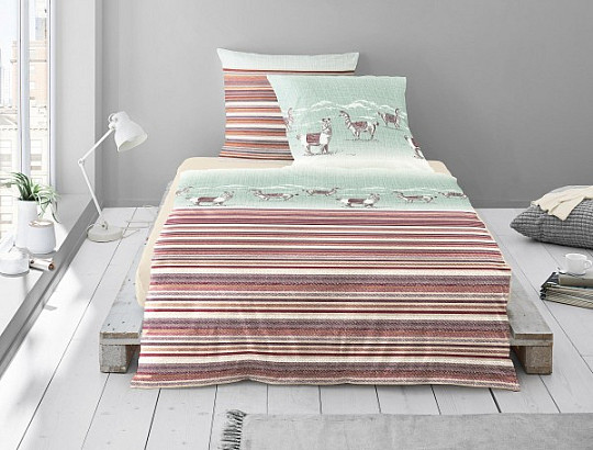 Luxurious flannel bed linen IRISETTE FEEL 8115-60