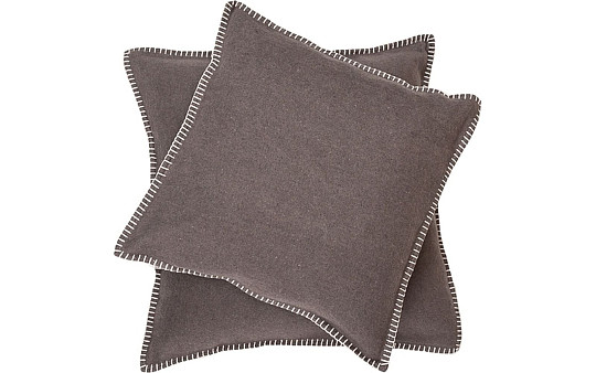 SYLT cushion cover - brown gray 65
