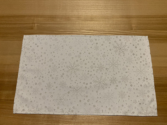 Christmas place setting FLAKES I silver