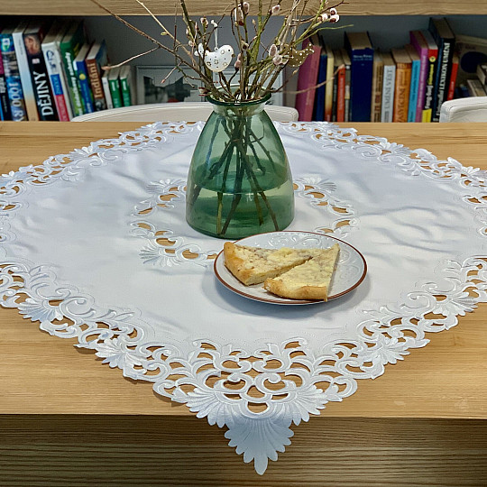 Embroidered tablecloth Lace
