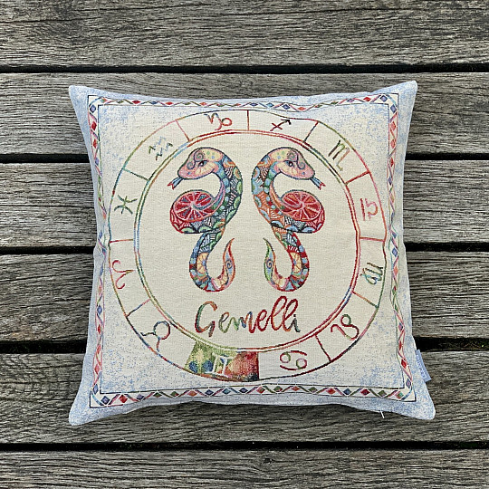 Tapestry pillow-case ZODIAC Gemini/Gemelli