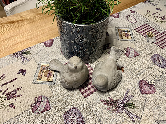 Tapestry tablecloth and scarf Lavender Provence