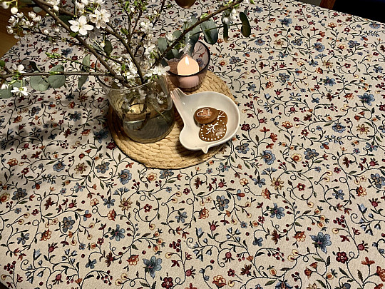 Tapestry tablecloth flowers JURKOVIČ - SMALL FLOWERS