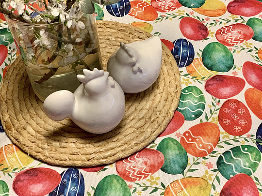 Easter tablecloth HAPPY EASTER