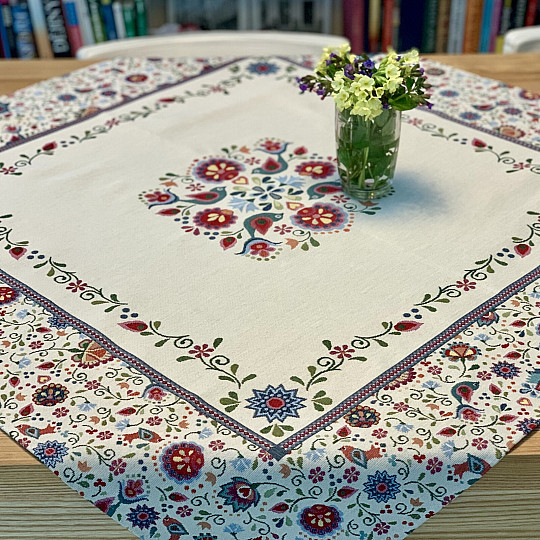 Tapestry tablecloth and scarf JURKOVIČ 1
