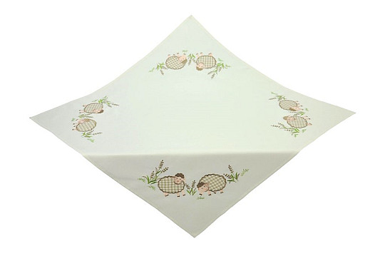 Embroidered tablecloths and shawls SHEEP