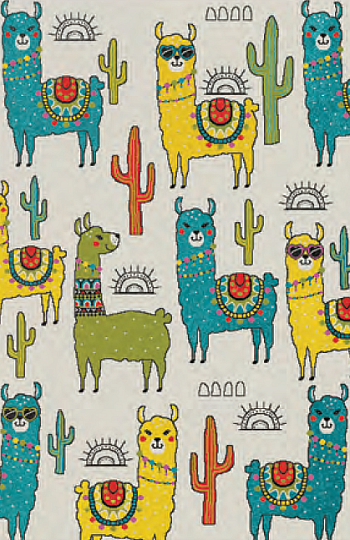 Children carpet PLAY lama