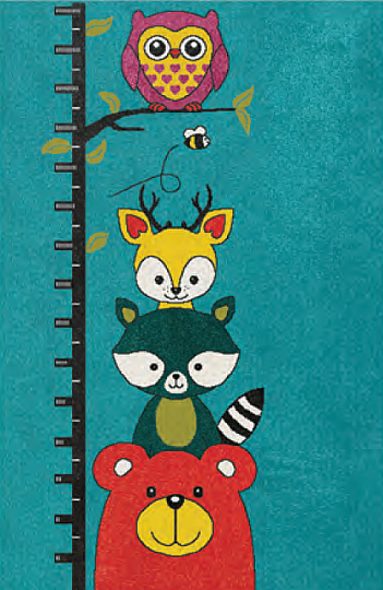 Children carpet PLAY forest animal