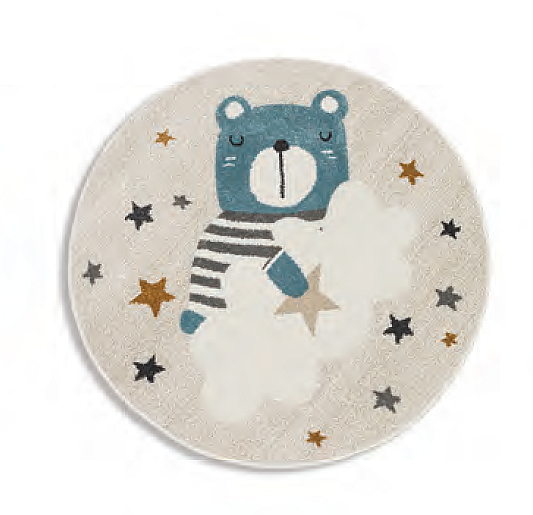 Children's round carpet VEGAS bears