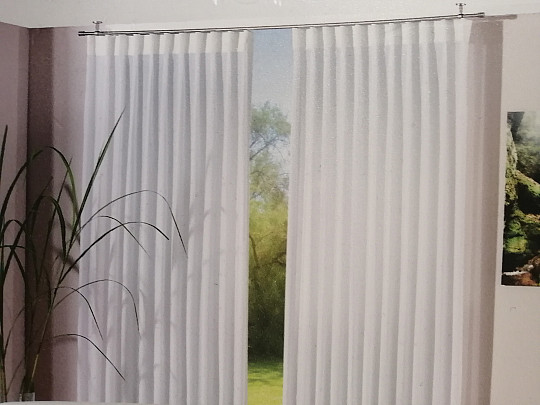 NEW WAVE curtain ruching ribbon 8 cm, 1:2