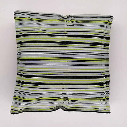 Strip-green cushion cover