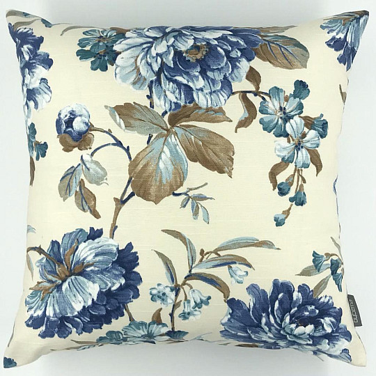 Decorative coating LAURA FLOWER LARGE BLUE