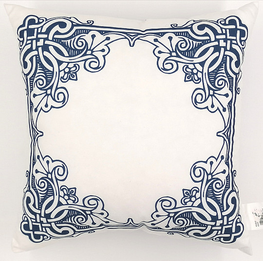 Decorative pillow 40/40 rustic painting