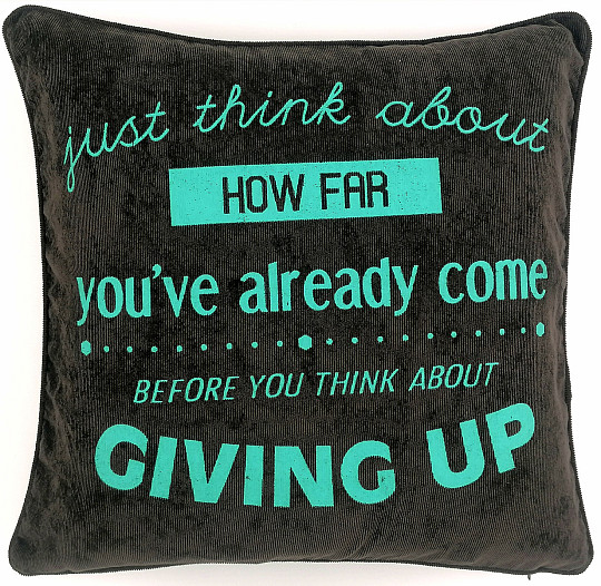 Decorative cushion cover CATIA BROWN