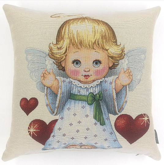 Christmas tapestry cover GIRL HEART