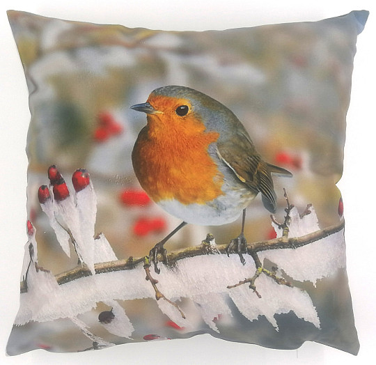 Christmas decoration cover BIRDS IN WINTER