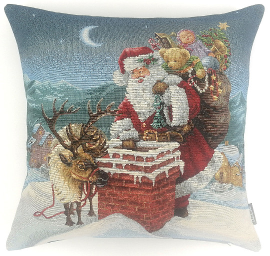 Christmas tapestry cover SANTA CLAUS 1