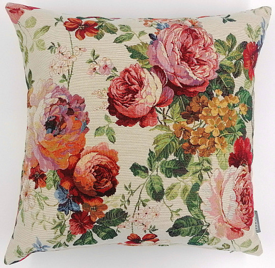 Tapestry pillowcase CREAM ROSE