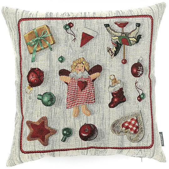Christmas tapestry cover COUNTRY CHRISTMAS TOYS