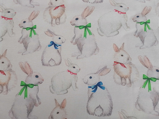 Easter tablecloths and scarves Easter bunnies