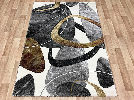Modern piece carpet DIAMOND geometric circles