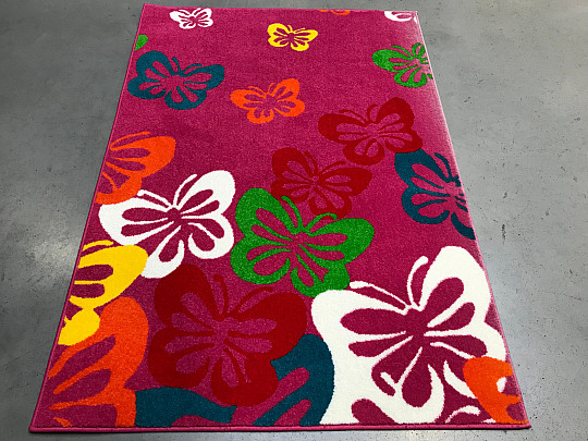 Children's piece rug BUTTERFLIES! Last pieces !