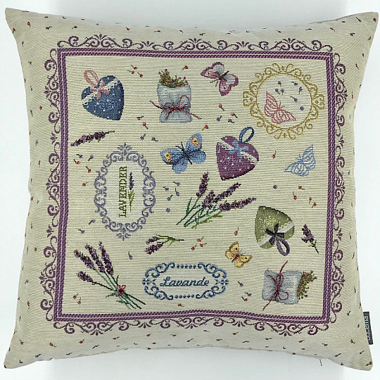 Tapestry pillow-case LAVANDER DREAM