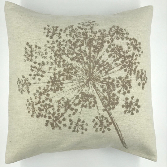 JADE flower cushion cover - NATUR