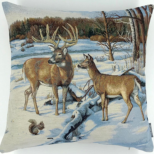 Christmas tapestry cover DEER
