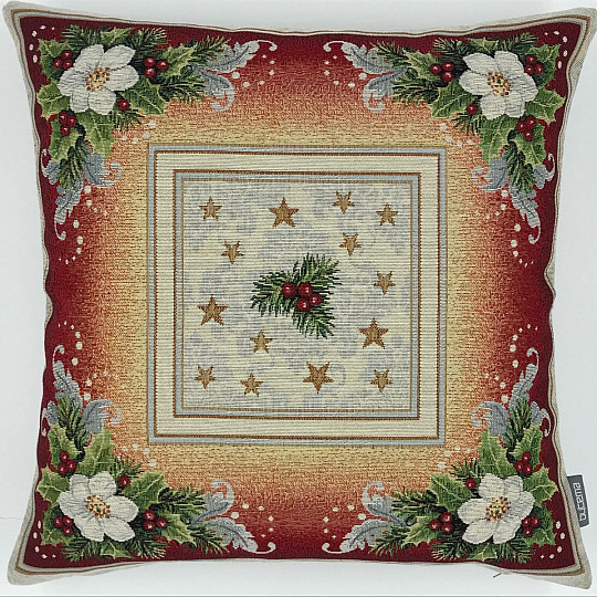 Christmas tapestry cover ROSE hem