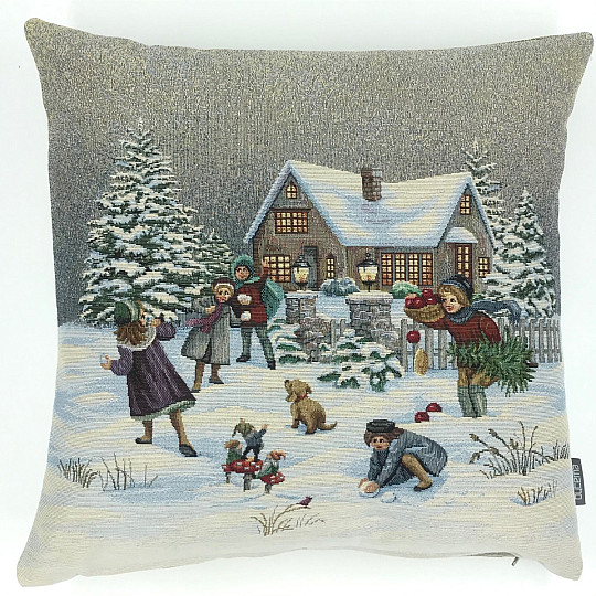 Christmas tapestry cover WINTER JOY