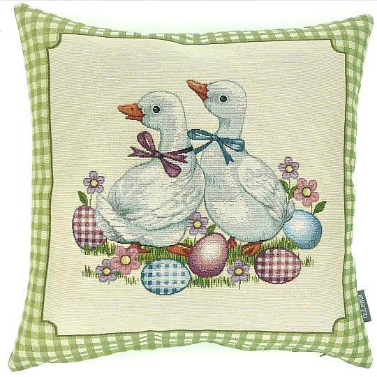 Gobelin cushion cover HUŠIČKY