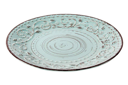 Shallow plate BLUE RELIEF 21X2 CM