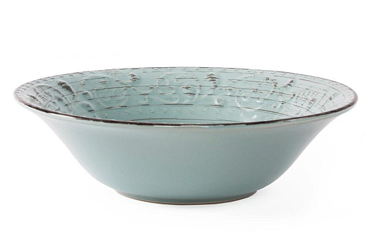 Bowl BLUE RELIEF 24.5x7cm
