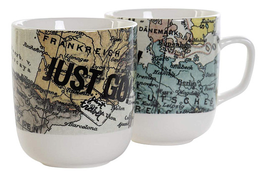 JUST GO ceramic mug