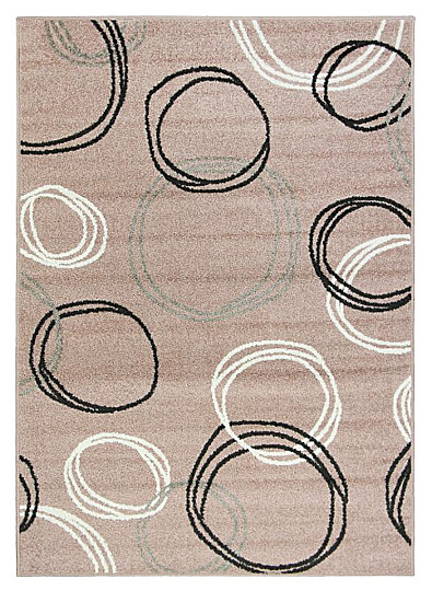 Piece carpet LOTTO circles beige