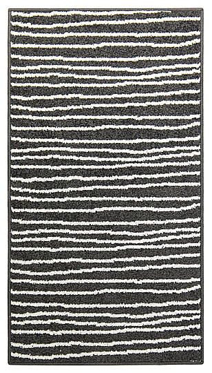 Piece carpet LOTTO stripes black / white