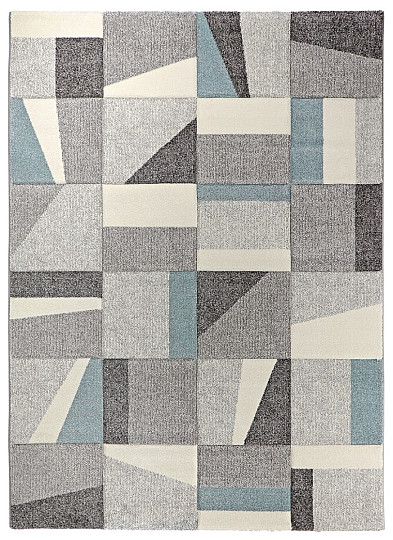 Modern piece carpet DIAMOND geometric squares