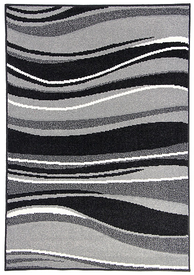 Carpet PORTLAND grey waves