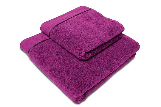 Towel and bath towel MICRO BLUEBERRY