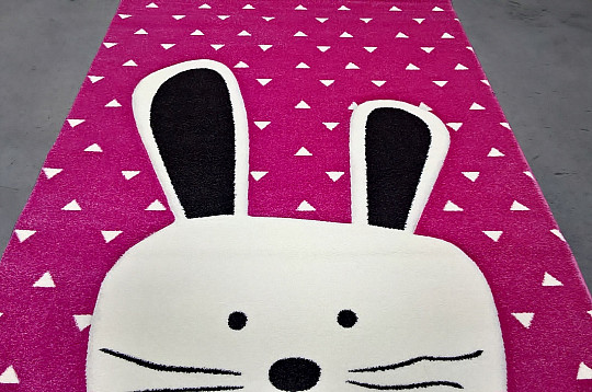 Children carpet PASTEL Bunny pink