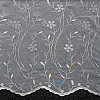 Lace and embroidered curtains