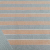 Decorative fabric Trebol stripes - orange 2 cm 75