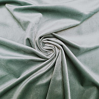 Velvet decorative fabric RIVIERA PETROLEJ