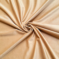 Luxurious monochrome designer decorative fabric GERSTER 77042/0920 HAZELNUT